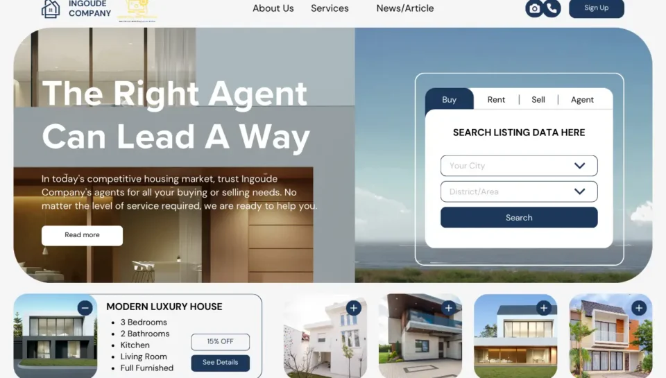 Professional web design for tour operators